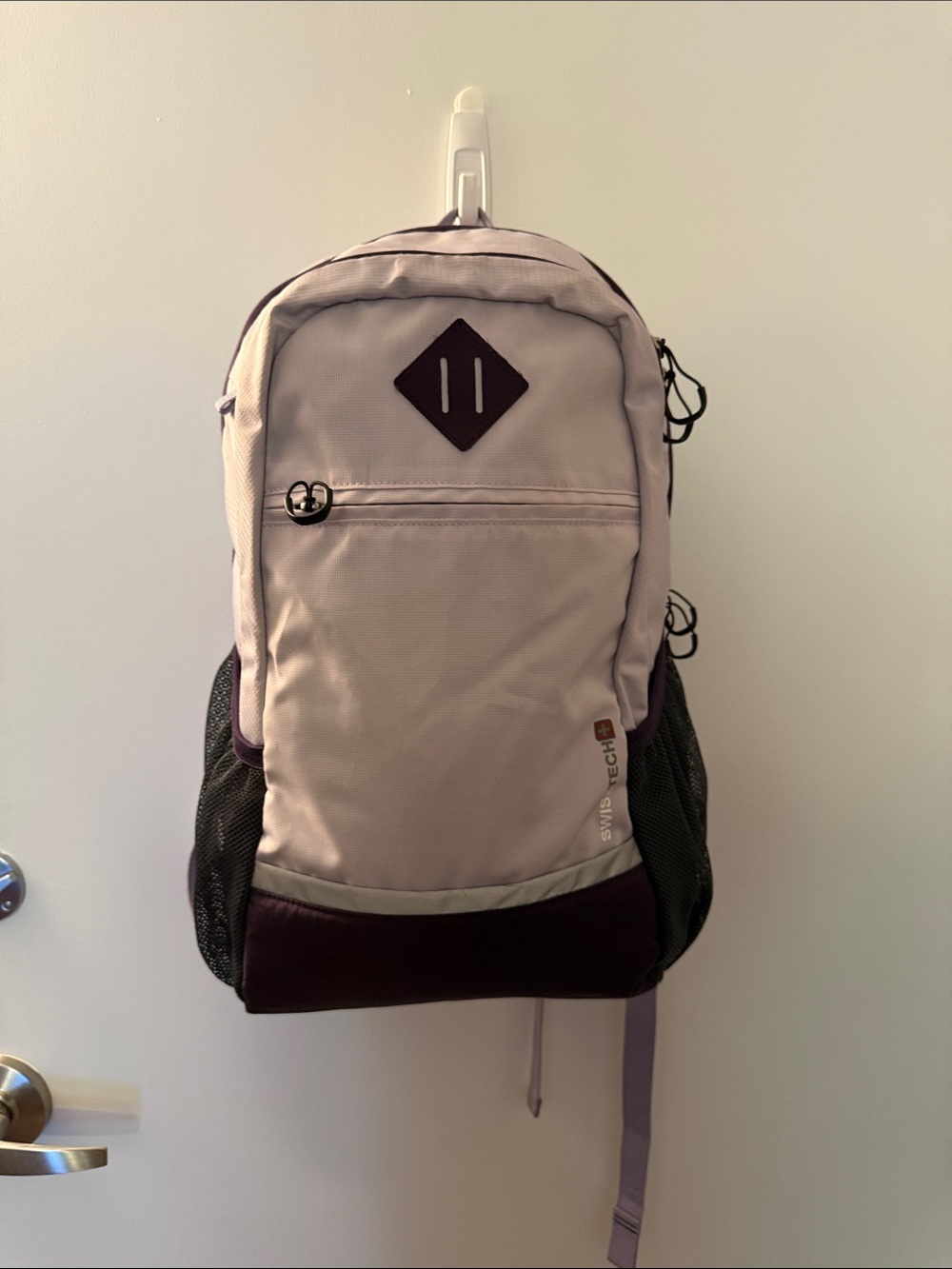 Swiss Tech Light Pink and Plum Casual Daypack